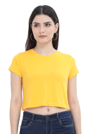 Yellow Crop Top