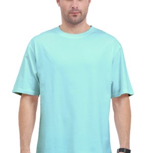 Oversized Sea Blue T- Shirt