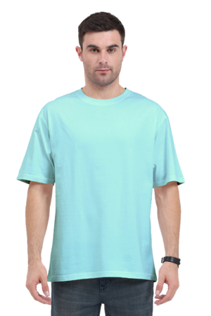 Oversized Sea Blue T- Shirt