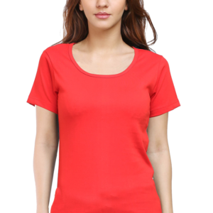 Red Round Neck T-shirt