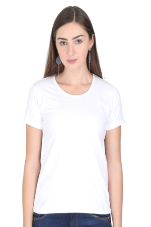 White Round neck T-shirt