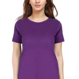 Violet Round neck T-Shirt